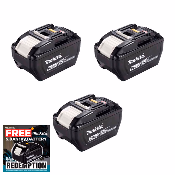 Makita BL1890BX3 18V LXT Li-Ion Battery 9.0Ah (3 Pack)