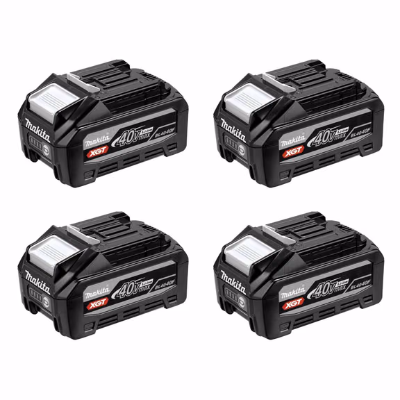 Makita BL4040F 40V Max XGT 4.0Ah Lithium-Ion Batteries (4 Pack)