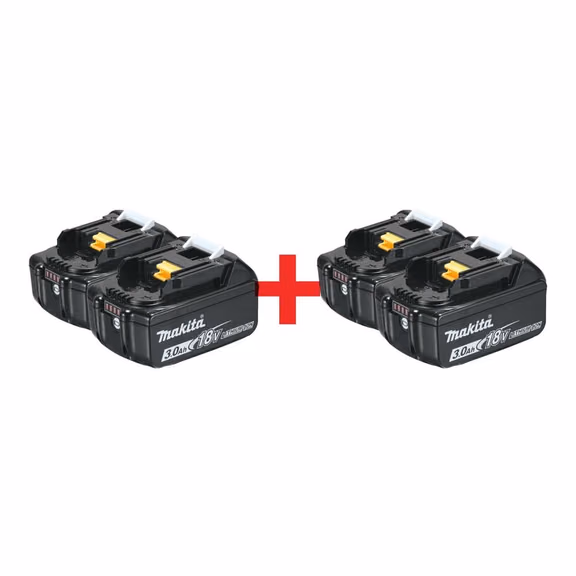 Makita 18V 3.0Ah Battery, 4-Pack