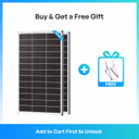 100/195W N-Type Bifacial Solar Panel – 100W / 2 Pieces