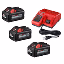 Milwaukee M18 REDLITHIUM HIGH OUTPUT XC 6.0Ah Battery 3-Pack + Charger