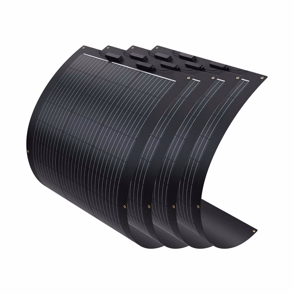 100W Lightweight Flexible Solar Panel（Black Division） – 4 Pieces