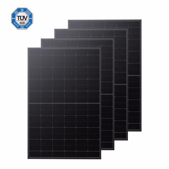 Panneau Solaire Rigide de 420W – 4*420W Panneaux Solaires Rigide (1 680 Wp)