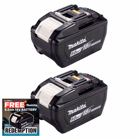 Makita BL1890BX2 18V LXT Li-Ion Battery 9.0Ah (Twin Pack)