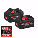 Milwaukee M18 FB8 FORGE 18V 8.0Ah Battery Twin Pack