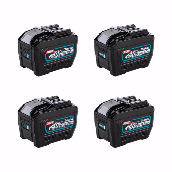 Makita BL4080F 40V Max XGT 8.0Ah Batteries (4 Pack)