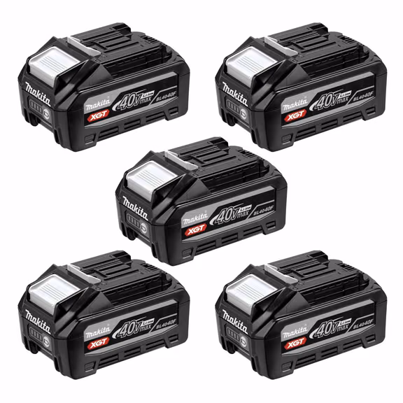 Makita BL4040F 40V Max XGT 4.0Ah Lithium-Ion Batteries (5 Pack)