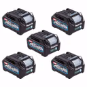 Makita BL4025 40V Max XGT 2.5Ah Li-ion Batteries (5 Pack)