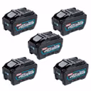 Makita BL4050F 40V Max XGT 5.0Ah Batteries (5 Pack)