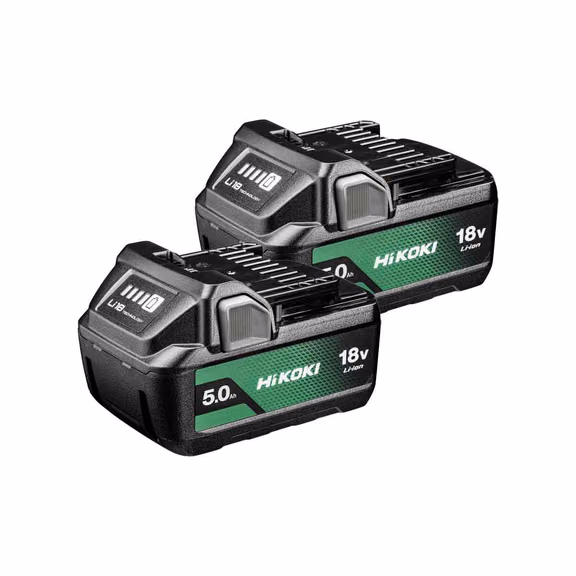 HiKOKI BSL1850 18V 5.0Ah Lithium Battery (2 Pack)