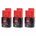Milwaukee M12 B2 12V 2.0Ah RedLithium-Ion Battery (3 Pack)