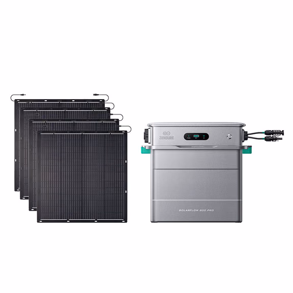 Zendure Portable Power Station – SolarFlow 800 Pro 2 (1.92 kWh) / 4*230W Flexible Solar Panel (920Wp)