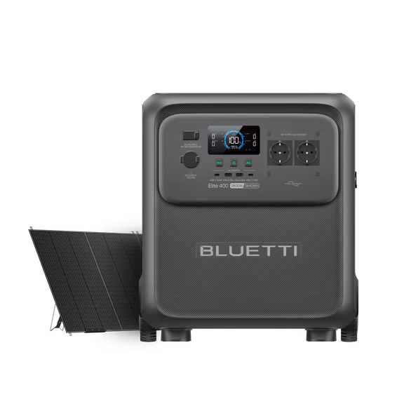 BLUETTI Elite 400 Portable Power Station | 2.600W 3.840Wh – Elite 400+350W (3.840Wh)