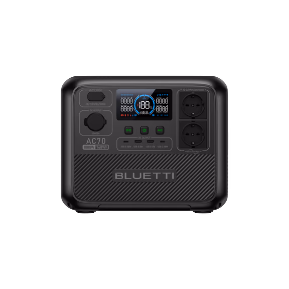 BLUETTI AC70 Portable Power Station | 1000W 768Wh – AC70 (768Wh)