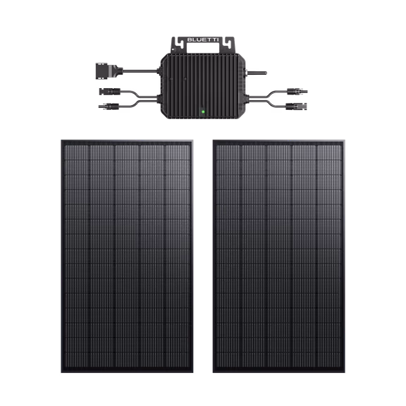 BLUETTI 2nd Gen Balcony Solar System | 800W Output – A80P Microinverter+2*255W Flexible Solar Module
