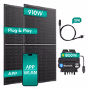 Kit Solaire Plug and Play – Micro-onduleur EZ1-M / 2*455W Panneaux Solaires Rigides (910 Wp)