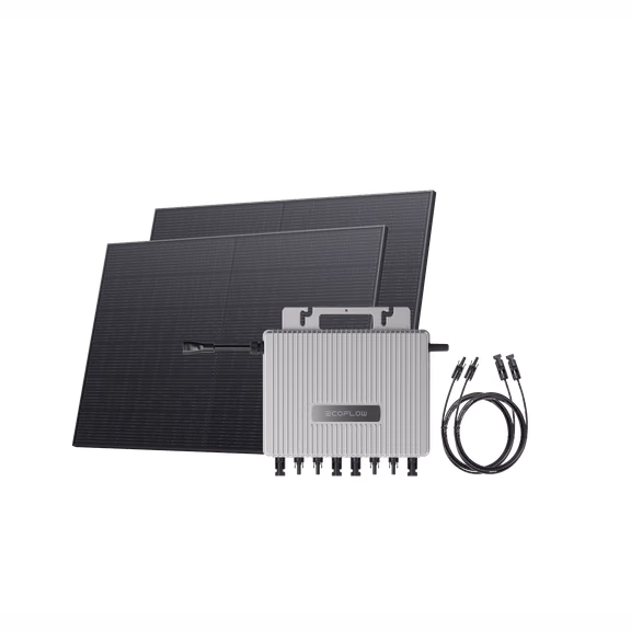 EcoFlow STREAM Microinverter – STREAM Microinverter + 2 × 400W Rigid Solar Panels