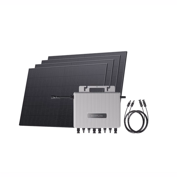 EcoFlow STREAM Microinverter – STREAM Microinverter + 4 × 400W Rigid Solar Panels