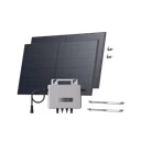 Kit Fotovoltaico EcoFlow STREAM – Microinverter STREAM (600 W) + 2 pannelli solari rigidi da 520 W / Staffa regolabile – Facciata