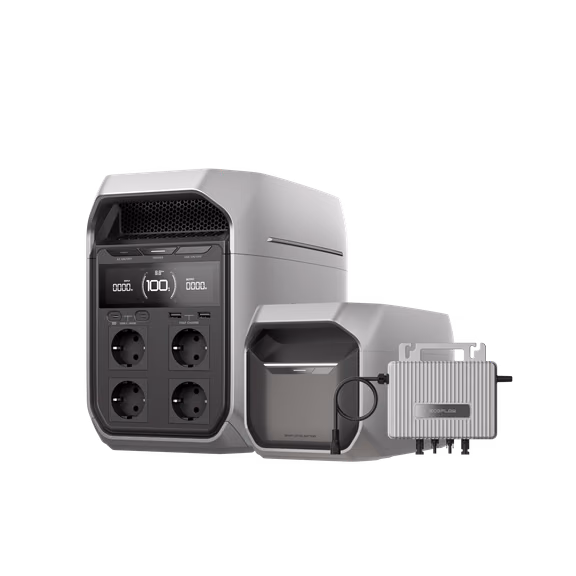 EcoFlow DELTA 3 Serie + Intelligente Zusatzbatterie Bundle