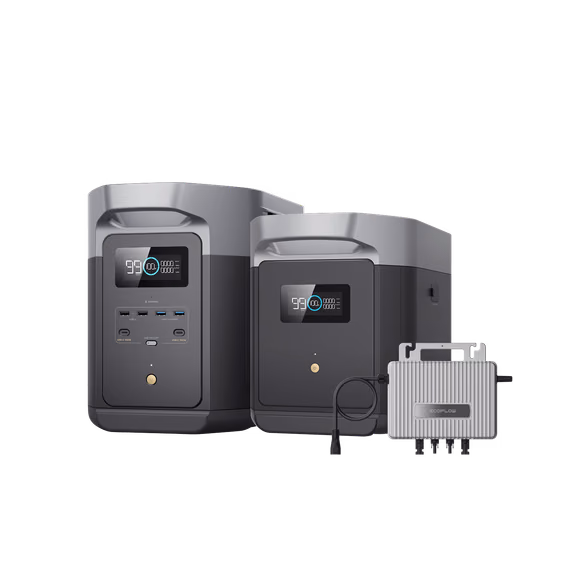 EcoFlow DELTA 2 Max Draagbare Power Station – DELTA 2 Max + Slimme Extra Accu