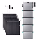 Zendure SolarFlow 2400 Pro – SolarFlow 2400 Pro (2.4 kWh) & Slimme Meter P1 / 4*AB3000L (11.52 kWh) / 4*230W Flexible Solar Panel (920Wp)