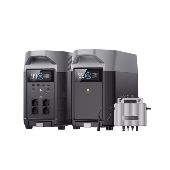 Pack Estación de Energía Portátil Delta Pro 3600W 3600Wh y Batería Extra 3600Wh