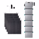 Zendure SolarFlow 2400 Pro – SolarFlow 2400 Pro + Smart Meter D0 (2.4 kWh) / 5*AB3000L (14.40 kWh) / 4*230W Flexible (920Wp)