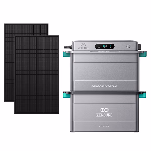 Zendure SolarFlow 800 Plus – SolarFlow 800 Plus / 1*AB2000L (1.92 kWh) / 2*515W Bifaziale (1339Wp Max)