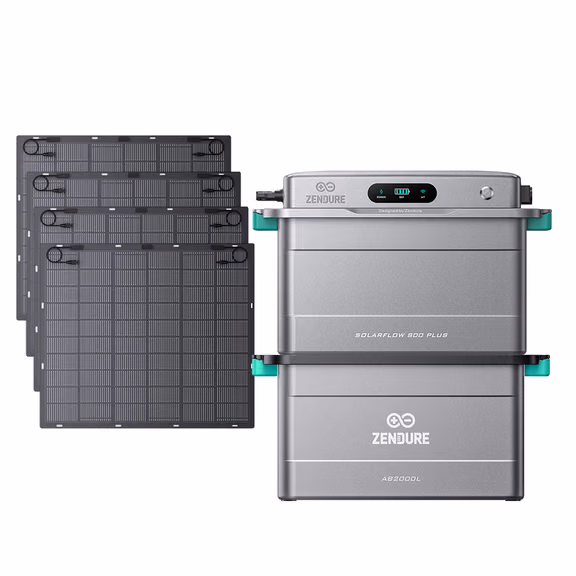 Zendure SolarFlow 800 Plus – SolarFlow 800 Plus / 1*AB2000L (1.92 kWh) / 4*230W Flexible (920Wp)