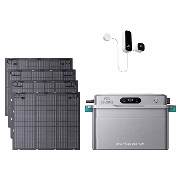 Zendure SolarFlow 800 Plus – SolarFlow 800 Plus (1.92 kWh) & Slimme Meter P1 / Zonder batterij / 4*230W Flexible Solar Panel (920Wp)