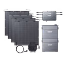 SolarFlow Hub 2000 Kit solaire autoconsommation avec batterie – Hub 2000 + Micro-onduleur EZ1-M / 2*AB2000X (3 840 Wh) / 2*420W Panneaux Solaires Rigides (840 Wp)