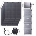 Zendure SolarFlow Balkonkraftwerk – Hub 1200 + Mikrowechselrichter EZ1-M + 210W *4 Flexible Solarmodule / 4*AB2000