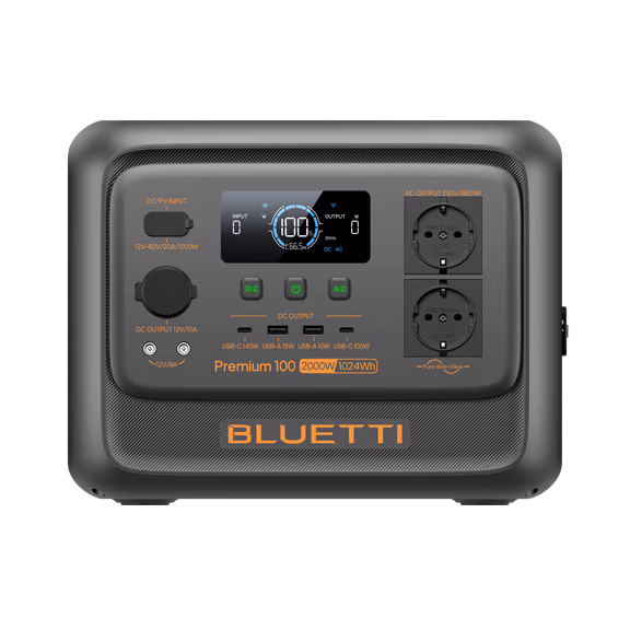 BLUETTI Premium 100 V2 Station d’énergie portable