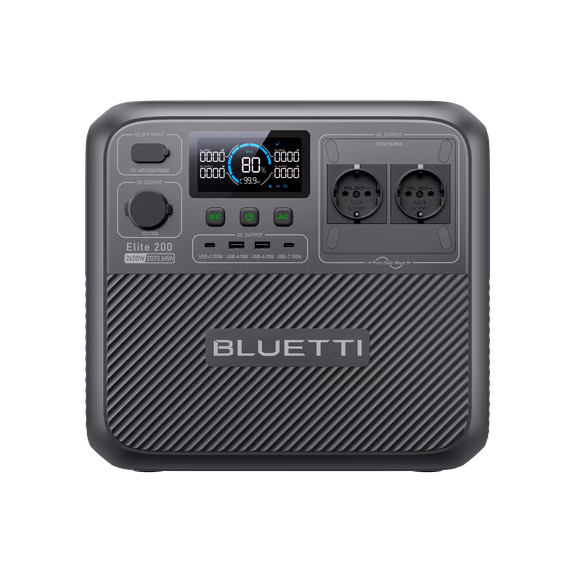 BLUETTI Elite 200 V2 Portable Power Station | 2,600W, 2,073.6Wh