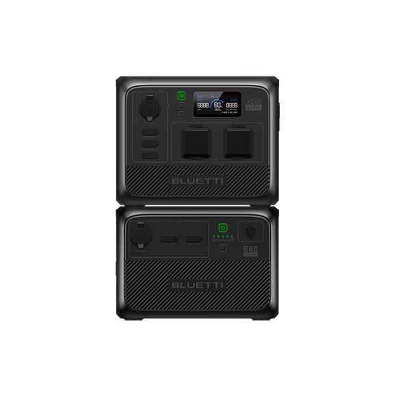 BLUETTI AC60+B80 Kit de energía | 600W 1.209 Wh