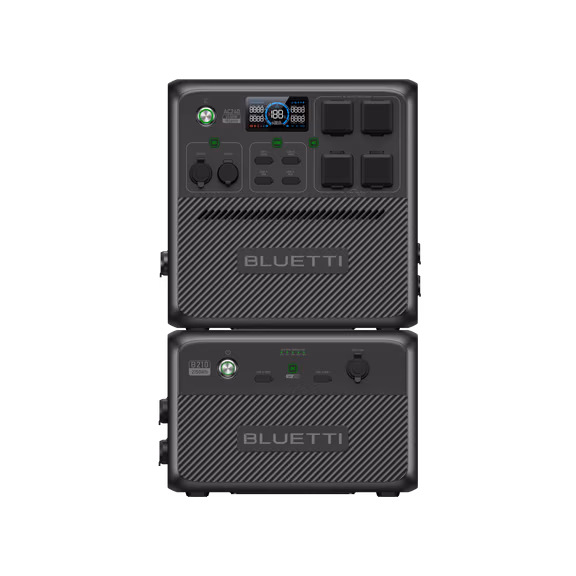 BLUETTI AC240 Power Station Portatile | 2.400 W 1.536 Wh – AC240+B210 (3686 Wh)