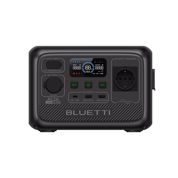 BLUETTI AC2A Portable Power Station | 300W 204Wh – AC2A (204Wh)