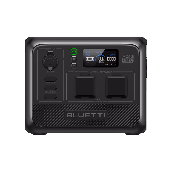 BLUETTI AC60 Portable Power Station | 600W 403Wh – AC60 (403Wh)