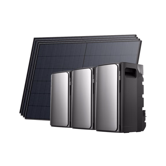 EcoFlow STREAM Ultra/Pro Home Solar Battery – STREAM Ultra + 2 x STREAM Pro + 4 x 450 W Rigid Solar Panel