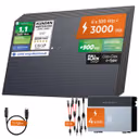 SOLARWAY Balkonkraftwerk 3000 Watt | Hoymiles HiBattery 4020 X