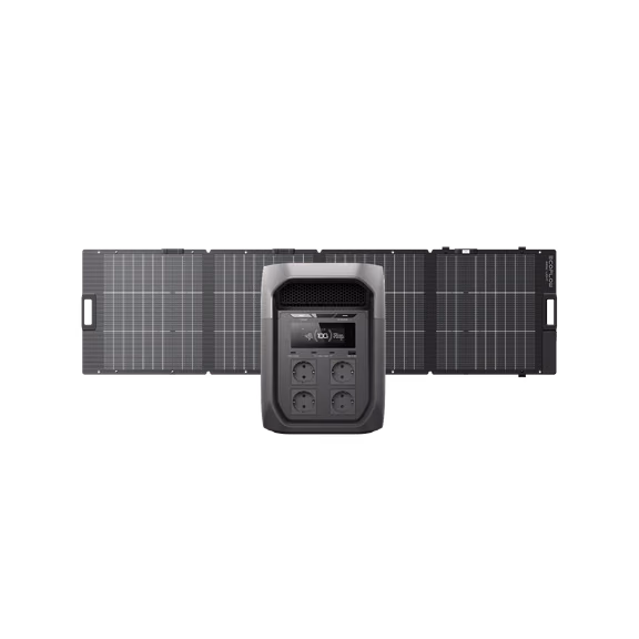 EcoFlow DELTA 3 Max Portable Power Station (2048Wh) – DELTA 3 Max + 220W Solar Panel