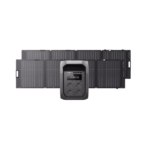 Générateur solaire de la gamme EcoFlow DELTA 3 Max (PV220W) – DELTA 3 Max / 2 Panneau solaire portable bifacial NextGen 220 W