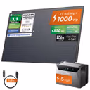 SOLARWAY Balkonkraftwerk 1000 Watt | Anker SOLIX Solarbank 4 Pro