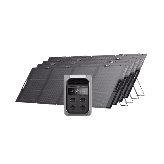 Generador solar Serie EcoFlow DELTA 3 (FV 220 W) – DELTA 3 Plus / 4 Paneles solares portátiles de 220 W