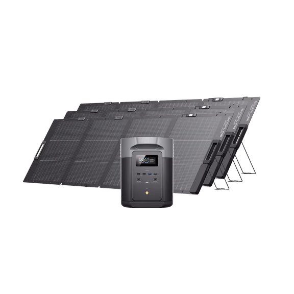 EcoFlow DELTA 2 Max Solar Generator (PV220W) – 3*220W + DELTA 2 Max