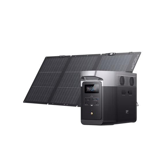 EcoFlow DELTA 2 Max Solar Generator (PV160W) – 1*160W + DELTA 2 Max
