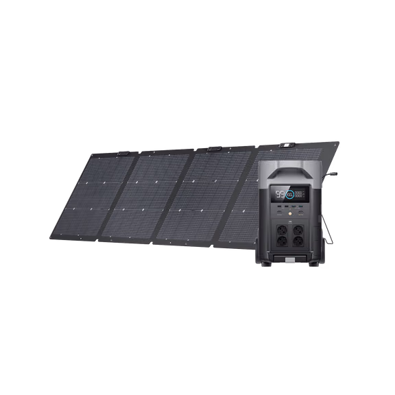EcoFlow DELTA Pro Portable Power Station – DELTA Pro + 220W Solar Panel