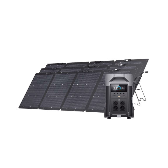 EcoFlow DELTA Pro Solar Generator (PV220W) – 3*220W + DELTA Pro