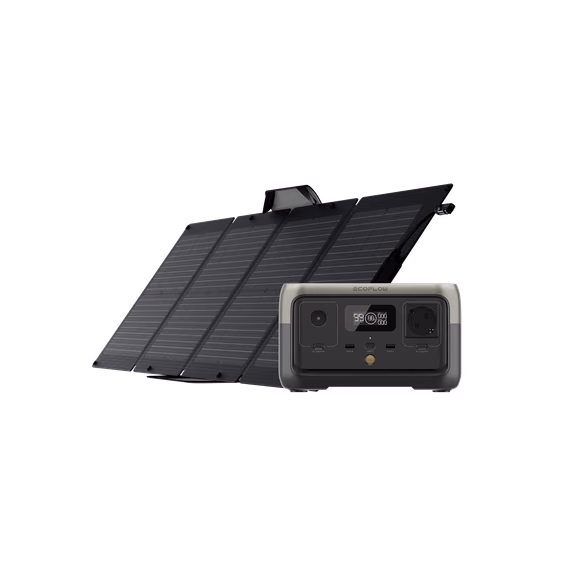 EcoFlow RIVER 2 Draagbare Power Station – RIVER 2 + 110W Portable Solar Panel